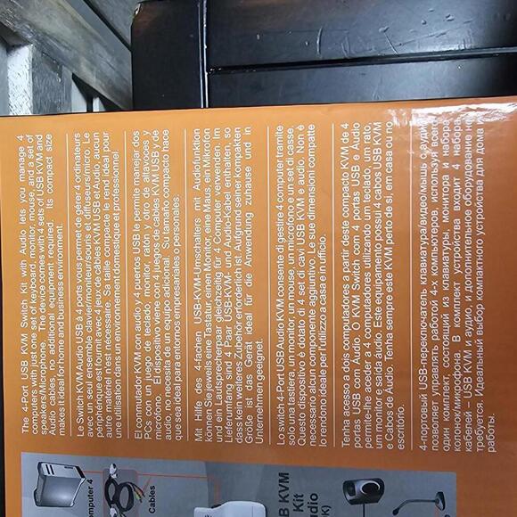 4-Port USB KVM Switch Kit with Audio | TRENDnet - Picture 6 of 7